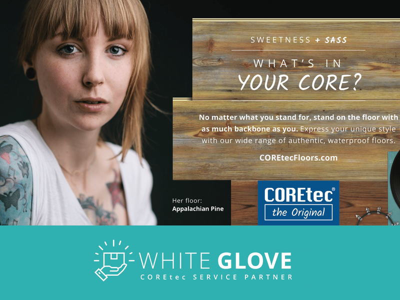 Express your unique style with COREtec's wide range of authentic, waterproof floors at Carpet Spectrum Inc in Southern California