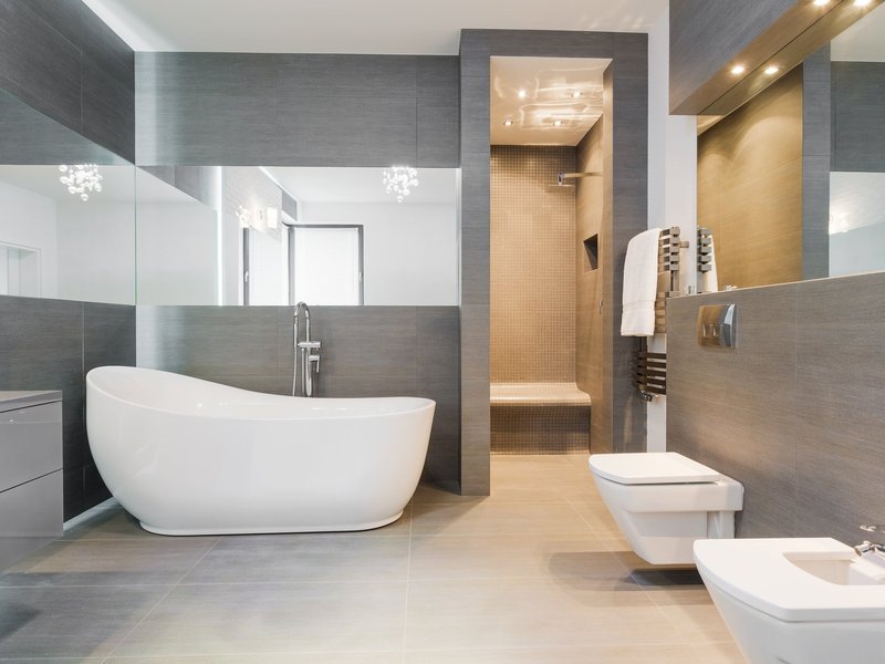 Bathroom floors